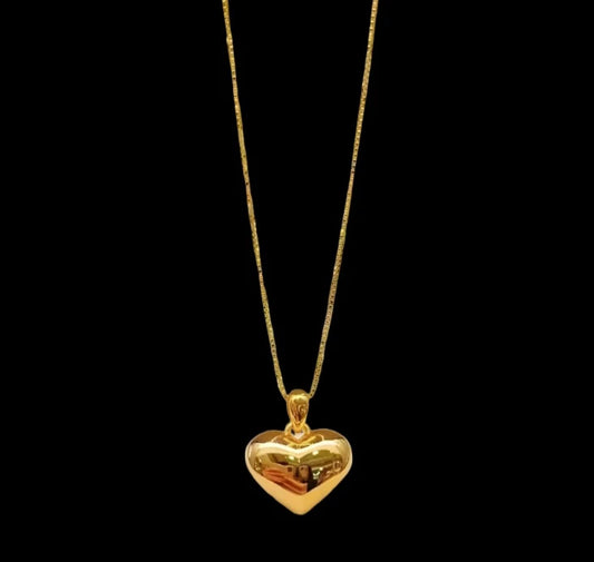 Heart Pendant - 18K Yellow Gold