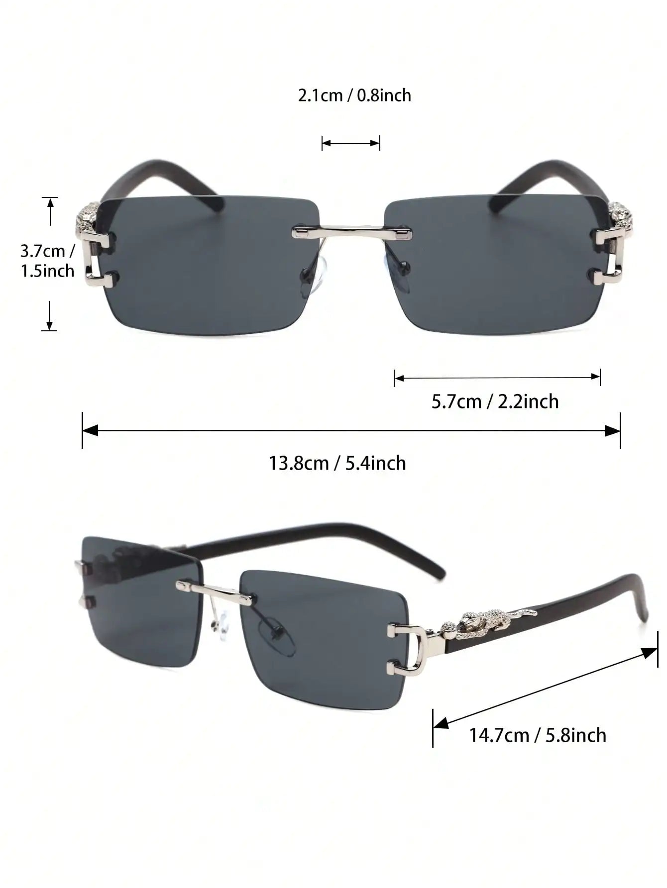 Panthere Rimless Sunglasses - Variants