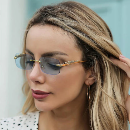 Panthère Rimless Unisex Sunglasses - 2 Colours